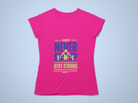 Image 2 of Joshua 1:9 Always Stay Strong (Pink)