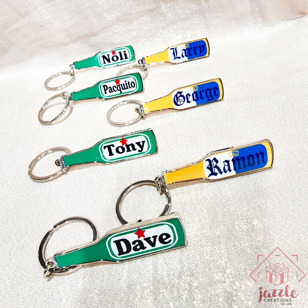 Image of Personalized Bottle Opener Kechain