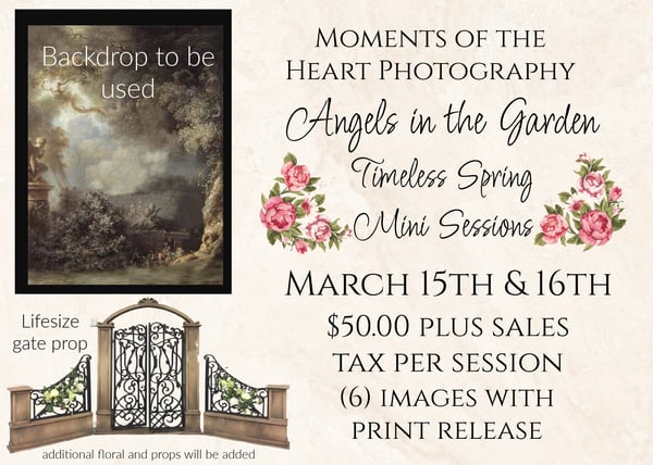 Image of Angels in the Garden (March 16th)