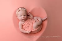 Jeri cashmere feel Beanbag Backdrop in coral