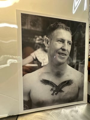 Image of bert grimm special chest eagles