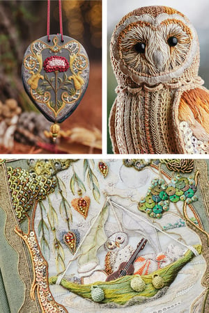 Image of Enchanted Embroidery by Jenny Adin-Christie