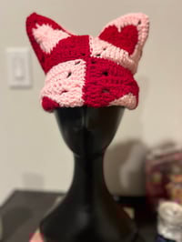 Image 2 of Heart Granny Square Beanie