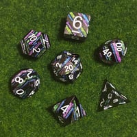 Tiefling - Metal Dice Set