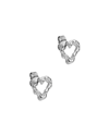 Mini Melted Heart Studs