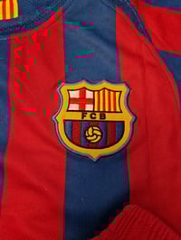 Image 3 of Barcelona 2005 2006 RONALDINHO kids retro kit