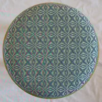Image 3 of Stool/End Table With Removable Hand Woven Cushion No. 2