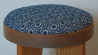 Image 3 of Stool/End Table With Removable Hand Woven Cushion No. 3