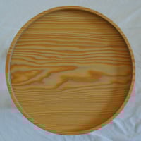 Image 4 of Stool/End Table With Removable Hand Woven Cushion No. 3