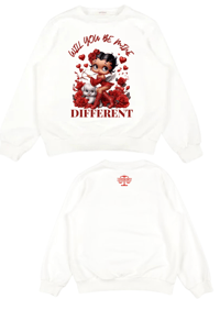 Image 16 of DIFFERENT "VALENTINES DAY" SWEATSHIRT❤️