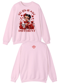 Image 6 of DIFFERENT "VALENTINES DAY" SWEATSHIRT❤️