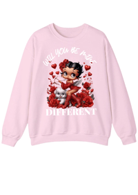 Image 7 of DIFFERENT "VALENTINES DAY" SWEATSHIRT❤️