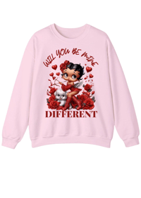 Image 5 of DIFFERENT "VALENTINES DAY" SWEATSHIRT❤️