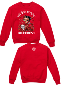 Image 10 of DIFFERENT "VALENTINES DAY" SWEATSHIRT❤️