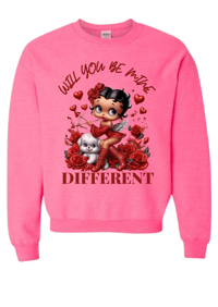 Image 3 of DIFFERENT "VALENTINES DAY" SWEATSHIRT❤️