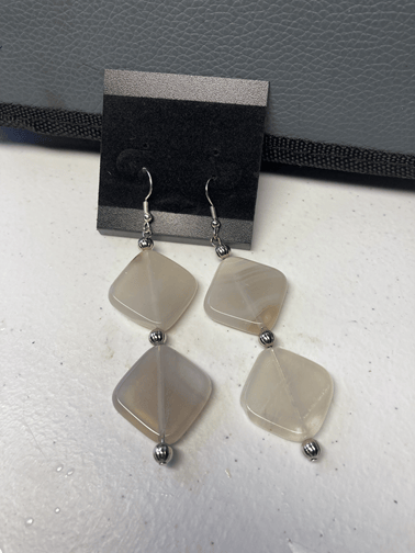 Image of Lite Brown Agate Earring