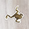 Yellow-legged Frog Sticker