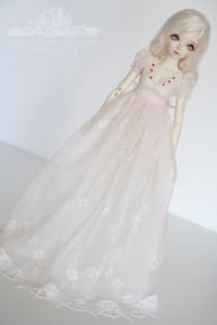 Image 2 of LIMITED - Pale pink lace regency style gown for MNF/PetiteMarionette girls