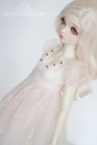 Image 4 of LIMITED - Pale pink lace regency style gown for MNF/PetiteMarionette girls