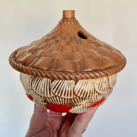 Image 3 of  Tiki Collection Aku Tiki Room Shell Lamp 22 oz 2-Piece Mug