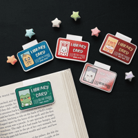 Bias Library Card Magnetic Bookmark