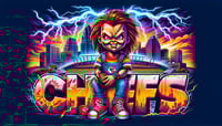 Image 1 of KANSAS CITY CHIEFS CHUCKY [MULTIPLE DESIGNS]