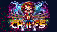 Image 2 of KANSAS CITY CHIEFS CHUCKY [MULTIPLE DESIGNS]