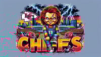 Image 6 of KANSAS CITY CHIEFS CHUCKY [MULTIPLE DESIGNS]