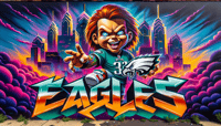 Image 3 of PHILADELPHIA EAGLES CHUCKY [MULTIPLE DESIGNS]