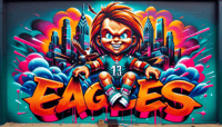 Image 4 of PHILADELPHIA EAGLES CHUCKY [MULTIPLE DESIGNS]