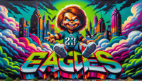 Image 5 of PHILADELPHIA EAGLES CHUCKY [MULTIPLE DESIGNS]