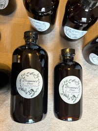 8oz amber glass bottle organic elderberry syrup 