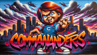Image 2 of WASHINGTON COMMANDERS CHUCKY [MULTIPLE DESIGNS]