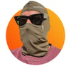 olive green mask