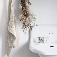 Image 2 of Knit kitchen towel - Modern kitchen decor - Farmhouse style dish towel - Gift for mom - Gift for her