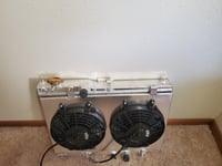 Image 3 of 2003-2003.5 Mazdaspeed protege radiator shroud with 8” fans 