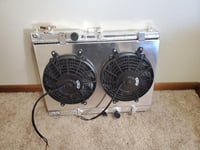 Image 6 of 2003-2003.5 Mazdaspeed protege radiator shroud with 8” fans 