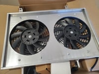 Image 8 of 2003-2003.5 Mazdaspeed protege radiator shroud with 8” fans 