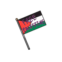 "Free Palestine" Flag Sticker