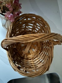 Image 2 of Wicker Basket with handle 