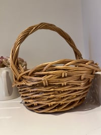 Image 3 of Wicker Basket with handle 
