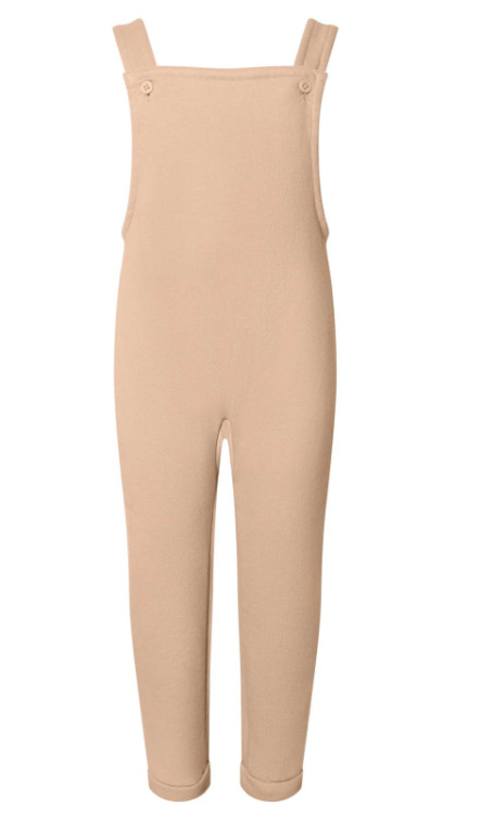 Image of Symmetry in Spring - Taupe Dungarees