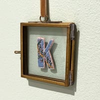 Image 3 of Hand Embroidered Framed Letter Keepsake