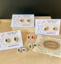 Image 1 of Mid-Century Inspired Tiny Earrings