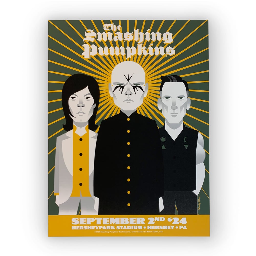 The Smashing Pumpkins - Official tour poster - Hershey, PA