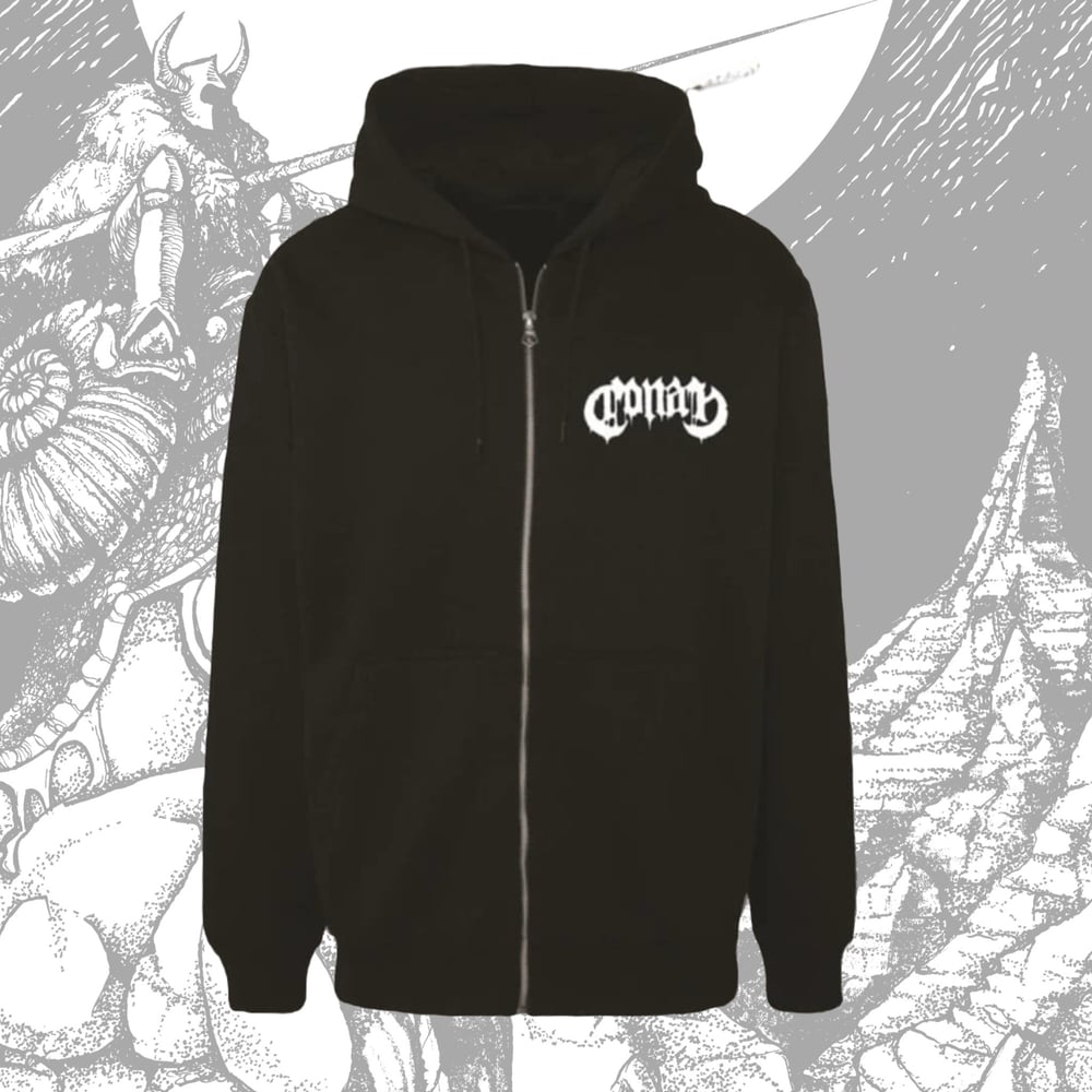 Image of Fire and Death Zip Up Hoodie