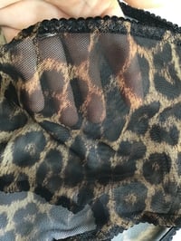 Image 2 of The TOUCH bra in leopard print mesh