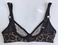 Image 4 of The TOUCH bra in leopard print mesh