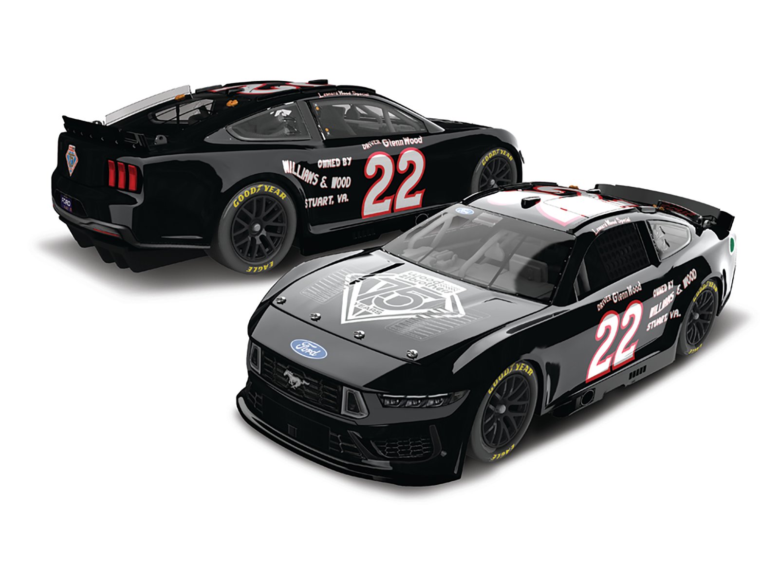 Wood Brothers Racing — 75th Anniversary Diecast SIGNED