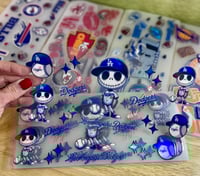 Image 2 of LA Dodgers Baseball Holographic Uv Dtf Wrap     1012